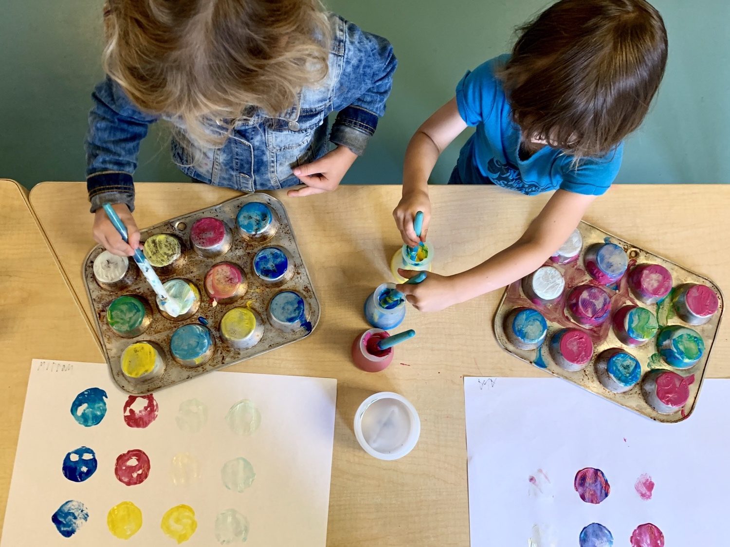 Preschool Kids Painting